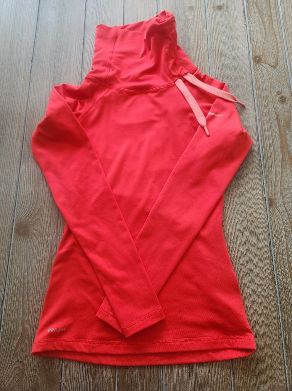 Pink Long-Sleeve Athletic Top Dry Fit By Nike
